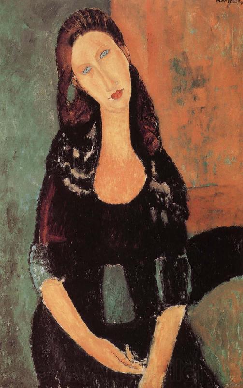 Amedeo Modigliani Portrait of Jeanne Hebuterne Spain oil painting art
